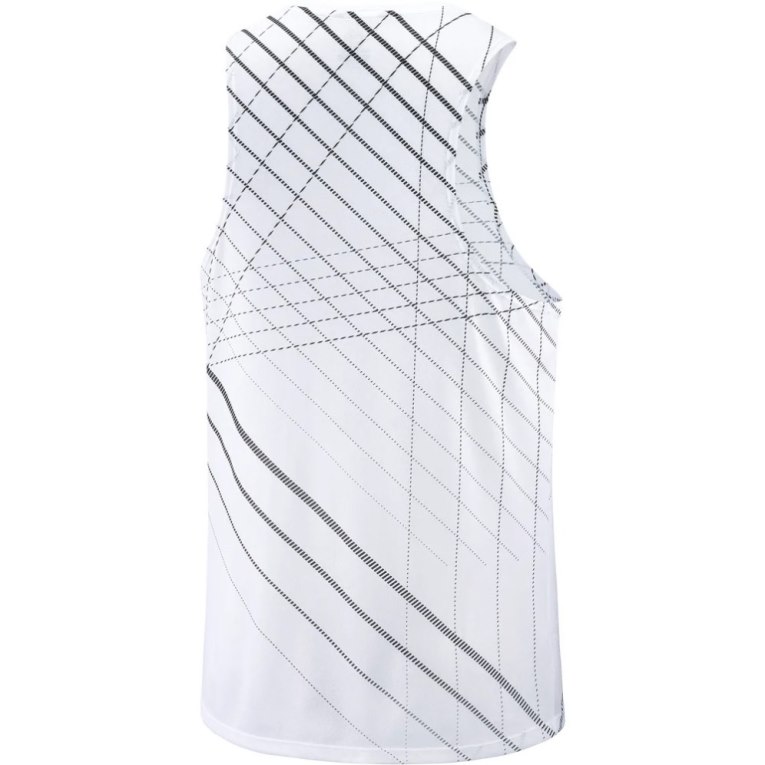 White / Black Salomon Sense Aero Singlet Men's Tanks | IE ID5730